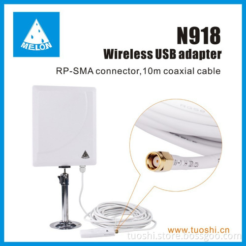 Outdoor 8188RU wireless usb adapter,waterproof panel antenna 36dBi,802.11n,150Mbps